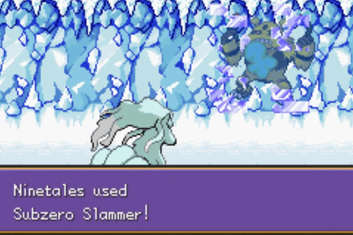 The mighty Subzero Slammer / Pokémon Unbound