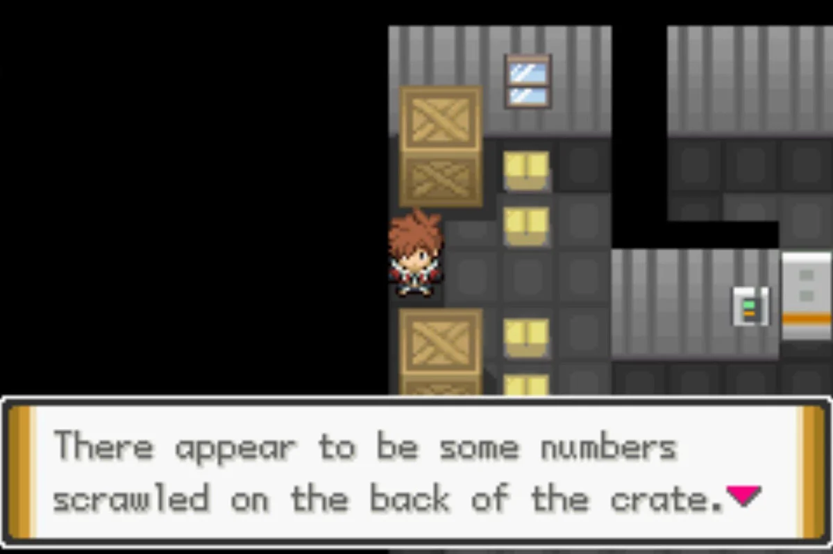 The location of the password / Pokémon Unbound