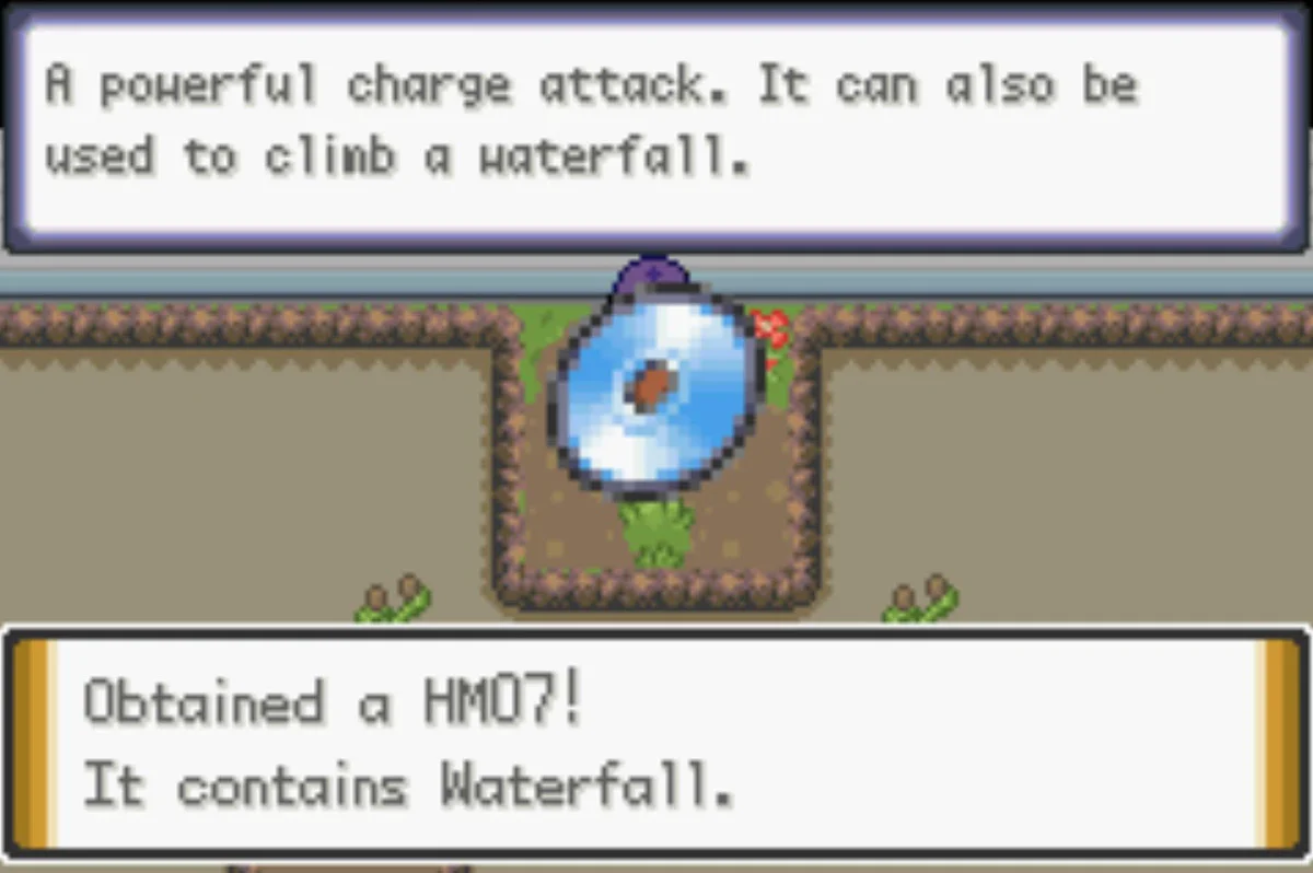 HM07 Waterfall at last / Pokémon Unbound