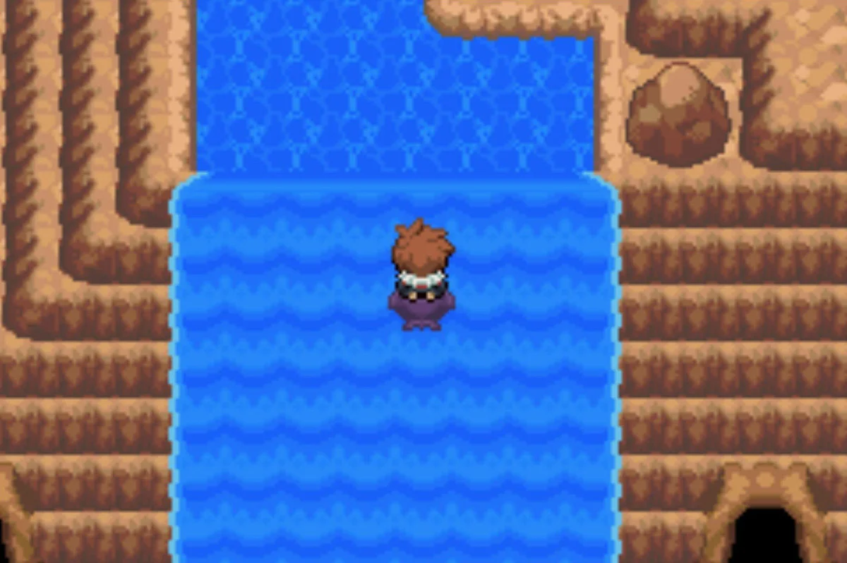 You can now climb up waterfalls / Pokémon Unbound