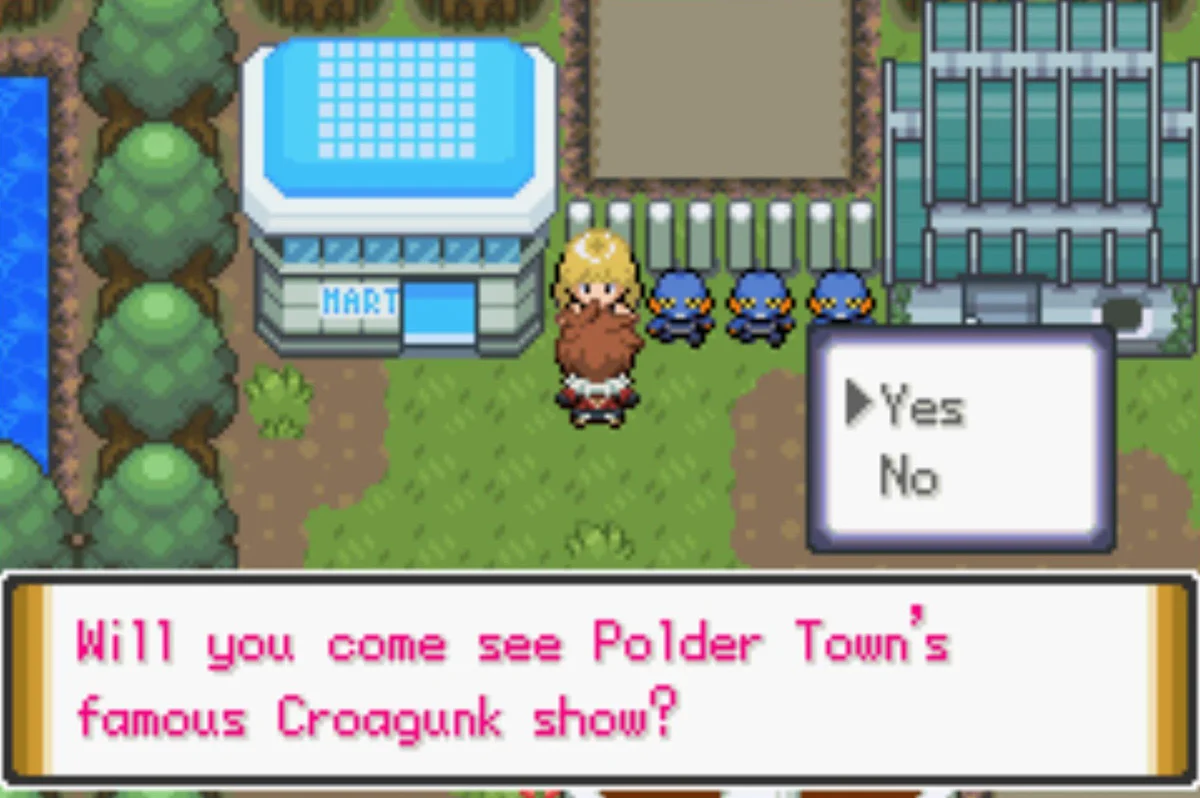 The Croagunk show is worth a visit / Pokémon Unbound