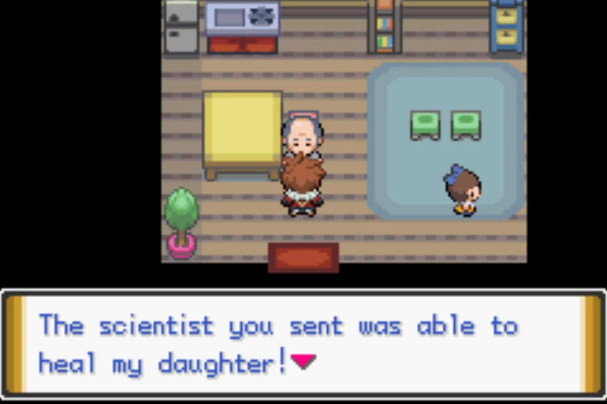 The father is grateful / Pokémon Unbound