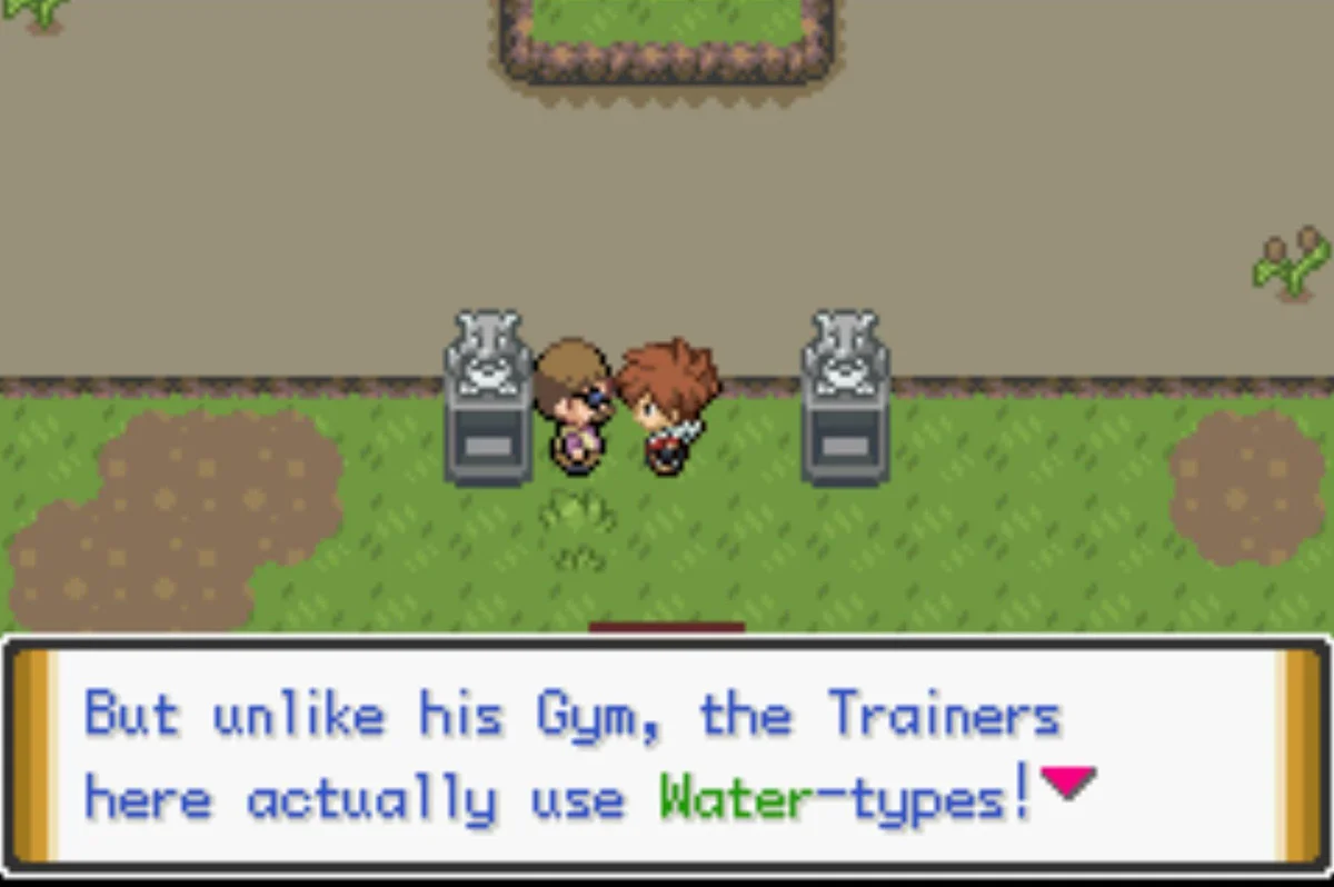 This is a Water Gym, with a peculiar mechanic / Pokémon Unbound