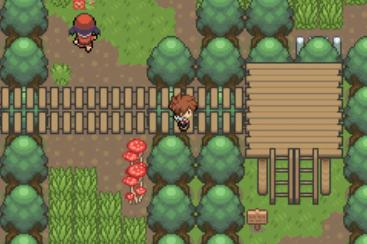 Passing over where Pokemon Ranger Betty was / Pokémon Unbound