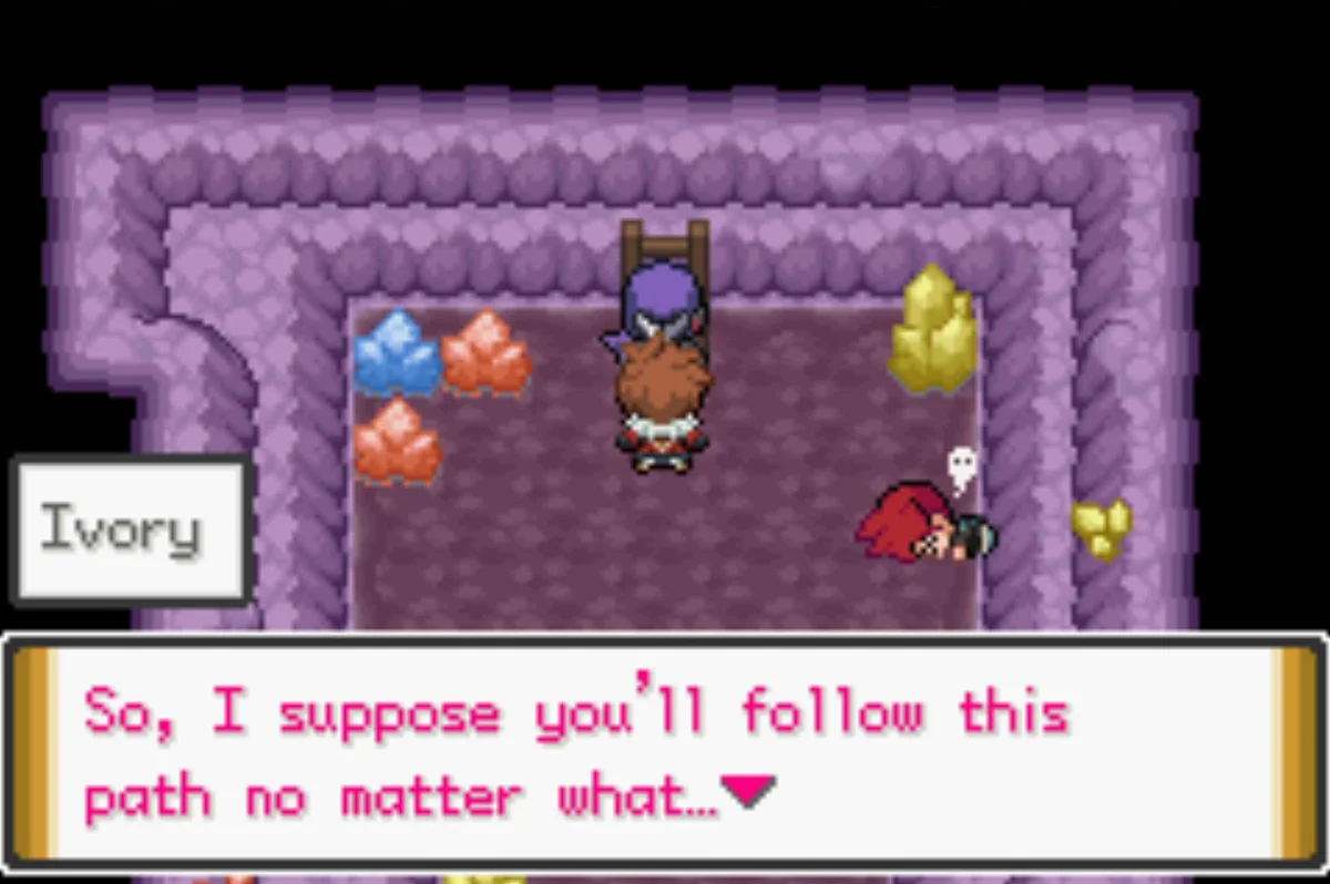 Ivory shows up to delay you as well / Pokémon Unbound