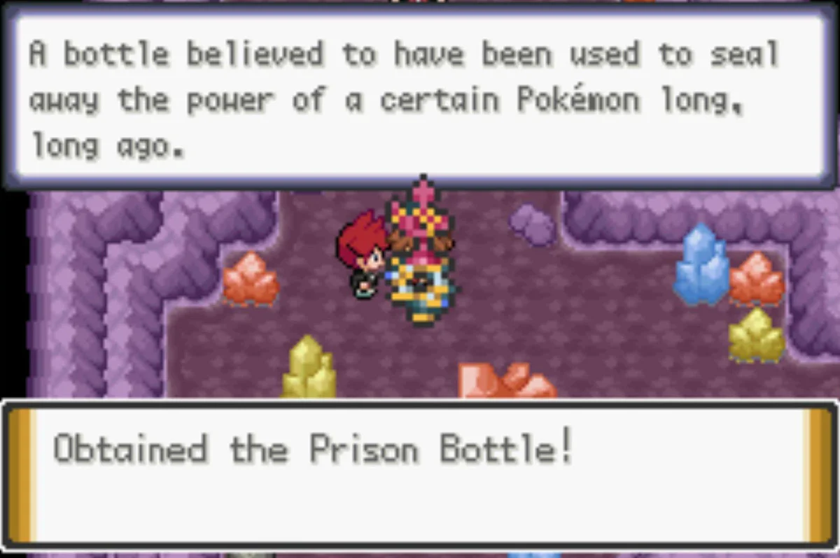 The Prison Bottle acquired / Pokémon Unbound