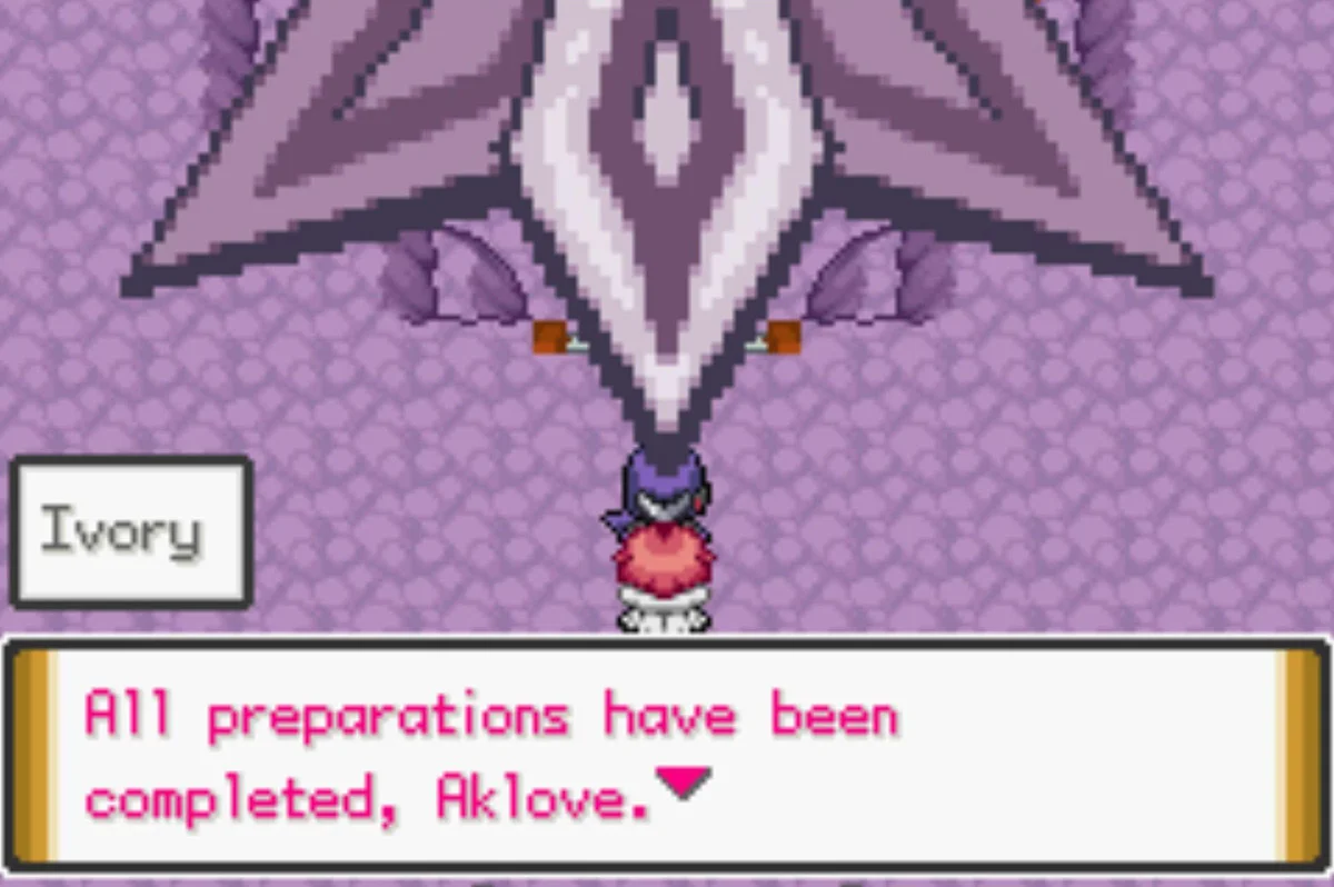 Aklove and Ivory prepare to fire the Ultimate Weapon / Pokémon Unbound