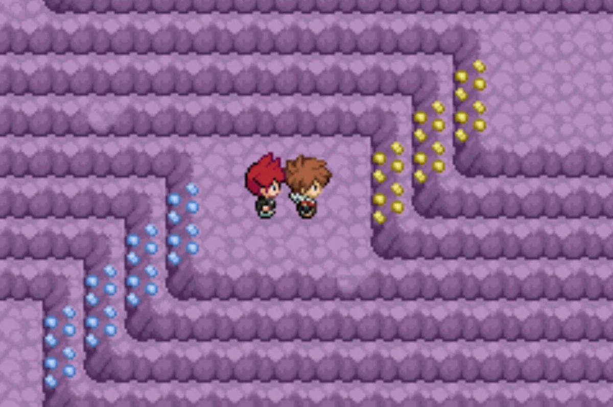 The upper ledges of the path / Pokémon Unbound