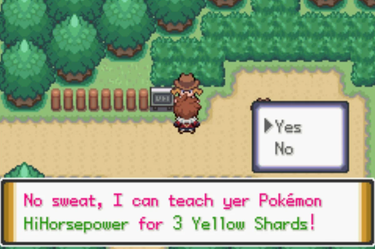 This Rancher will train a move / Pokémon Unbound