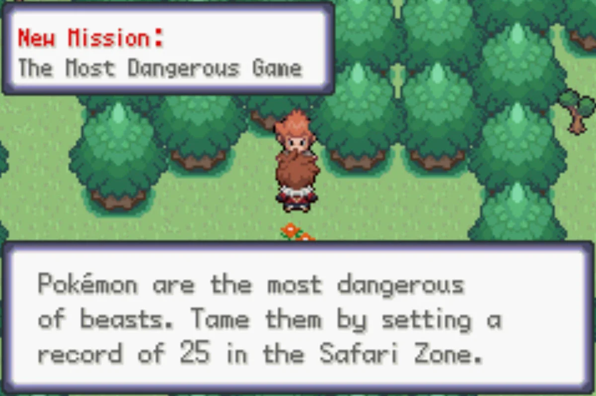 The Safari Zone mission / Pokémon Unbound