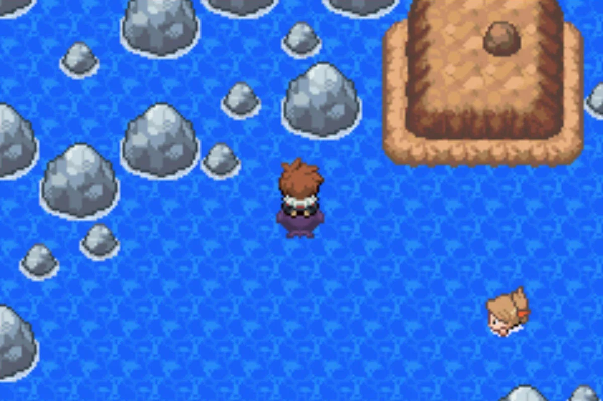 The next rock, and Swimmer Faye / Pokémon Unbound