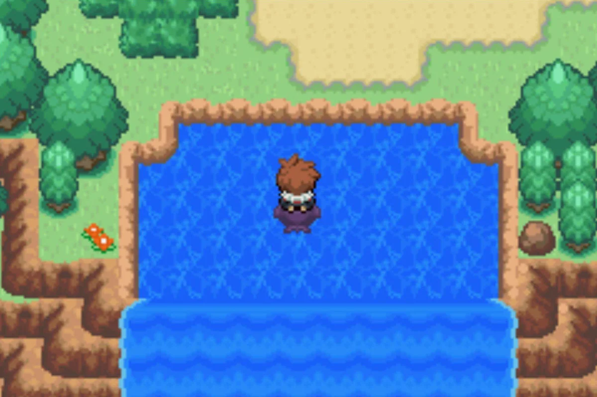 The top of the waterfall / Pokémon Unbound