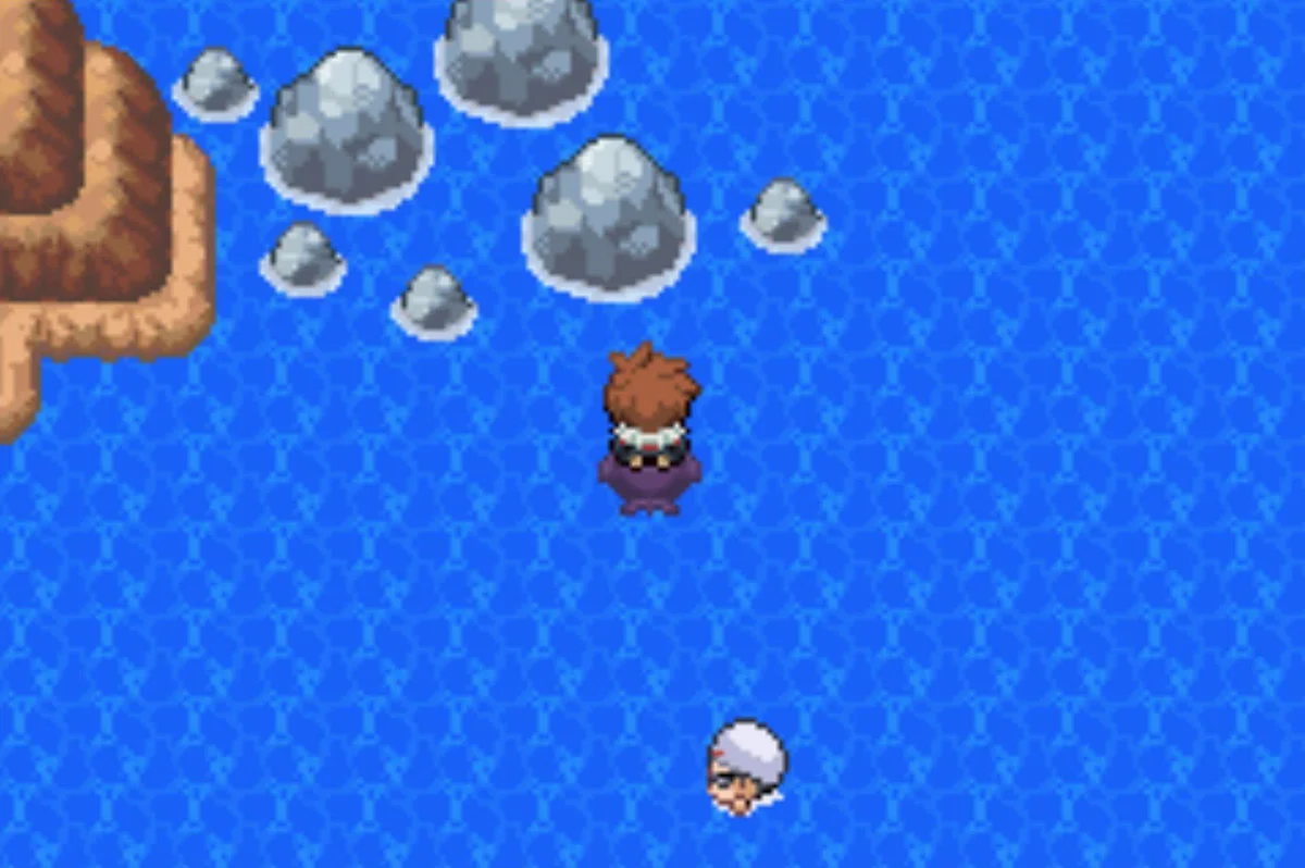Swimmer Darrin is on the east side / Pokémon Unbound
