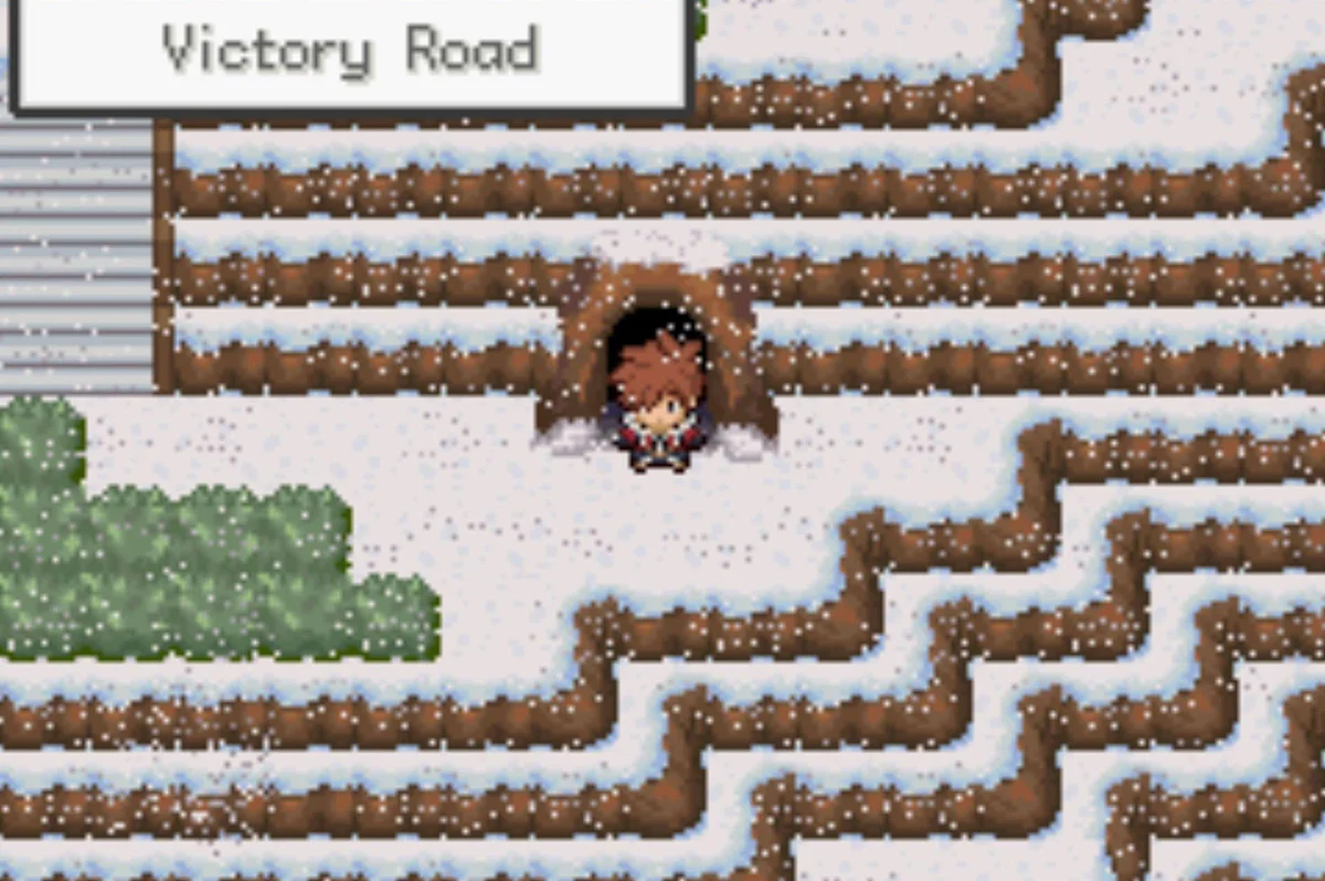 Emerging into snow / Pokémon Unbound