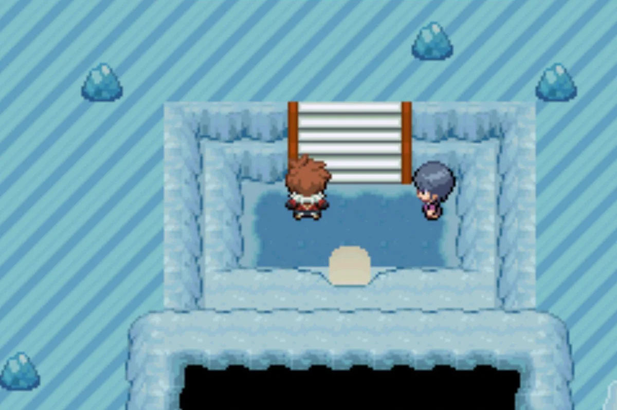 Start from the left-hand side of the stairs / Pokémon Unbound