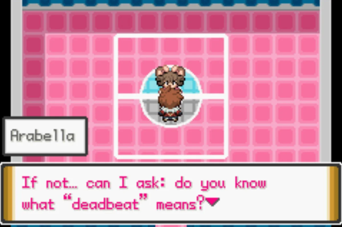 Apparently her father used to be her predecessor / Pokémon Unbound