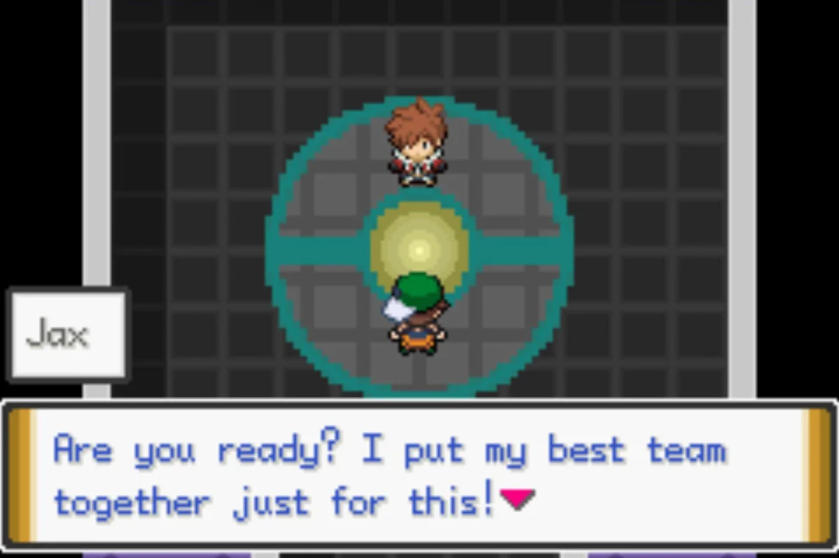 You and Jax, at the end / Pokémon Unbound