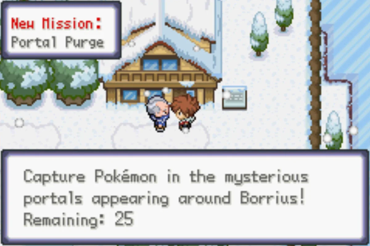 Professor Log also shows up / Pokémon Unbound