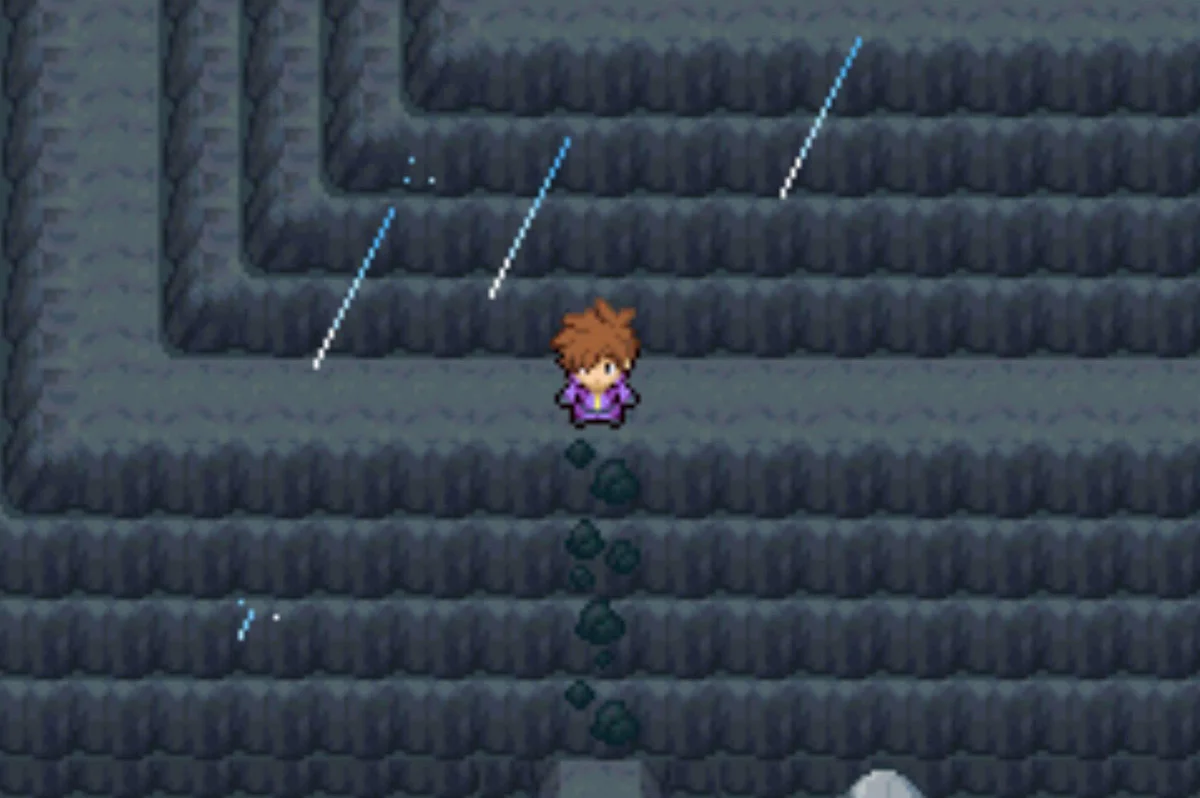 The path to the Dive area / Pokémon Unbound