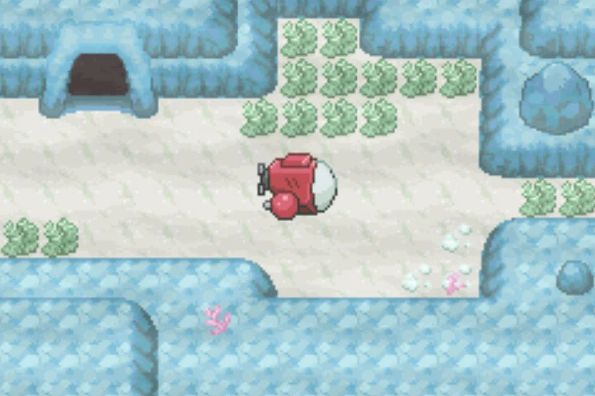 Pass by a cavern entrance / Pokémon Unbound